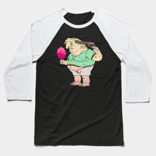 Desmond Smiling Friends Cotton Candy Baseball T-Shirt